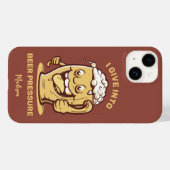 Funny Individuelle Name & Text Beer Case-Mate iPhone Hülle (Rückseite (Horizontal))