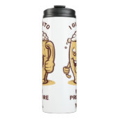 Funny Individuelle Name & Text Beer Thermosbecher (Vorderseite)