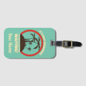 Funny Individuelle Name Travel Backpacker Gepäckma Gepäckanhänger (Vorderseite (Horizontal))