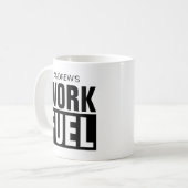 Funny individuelle Name Work Fun Kaffee Tasse Gesc (Vorderseite Links)
