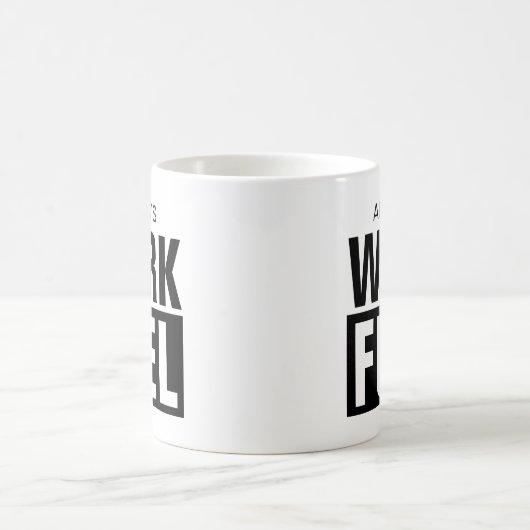 Funny individuelle Name Work Fun Kaffee Tasse Gesc (Mittel)