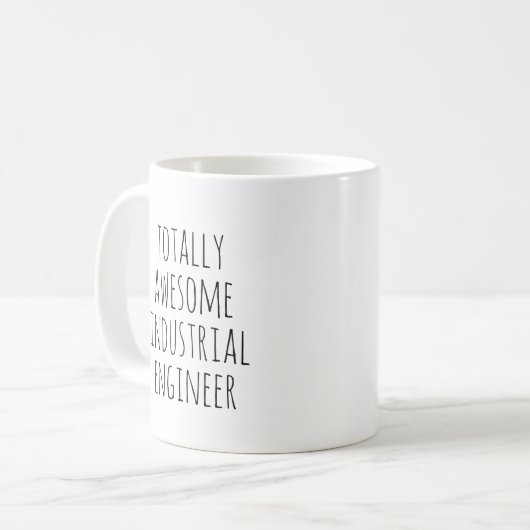 Funny Industrial Engineer Kaffeetasse (Vorderseite Links)