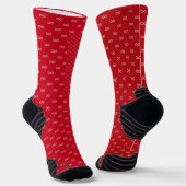 Funny Infinity Red & Black Unique Collection Socken (Gewinkelt)