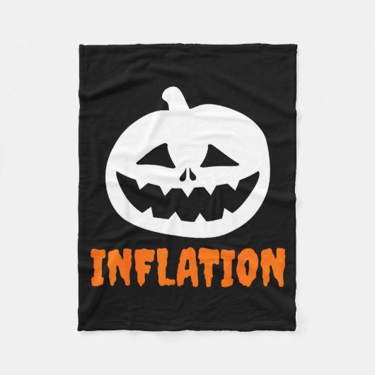 Funny Inflation Halloween Costume Couple Matching  Fleecedecke (Vorderseite)