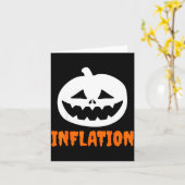 Funny Inflation Halloween Costume Couple Matching Karte (Gelbe Blume)