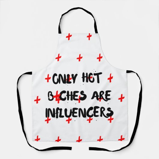 Funny Influencer Quote Apron For Home Decor Schürze (Vorderseite)