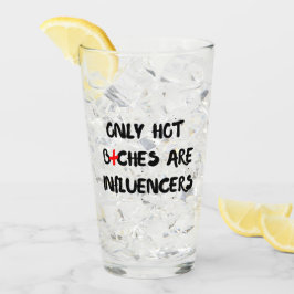 Funny Influencer Quote Glass For Home Decor Glas