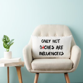 Funny Influencer Quote Pillow For Home Decor Lendenkissen