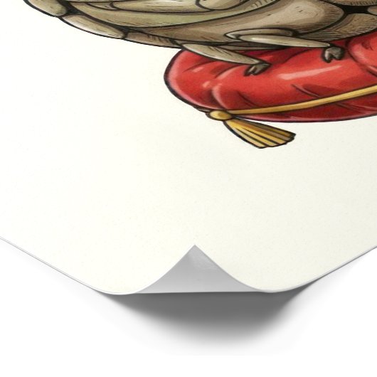 Funny Insect Bug Poster (Ecke)