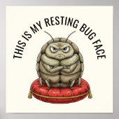 Funny Insect Bug Poster (Vorne)