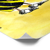 Funny Insect Nightclub Singer Poster (Ecke)