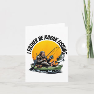 Funny Inshore Waters Paddling Bigfoot Kayak Fishin Karte