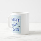 Funny Insomnia Sleep Deprived New Parent Joke Gift Kaffeetasse (Vorderseite Links)