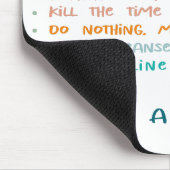 Funny inspiiriririririrational motivierend Typogra Mousepad (Ecke)
