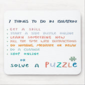 Funny inspiiriririririrational motivierend Typogra Mousepad (Vorne)