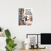 Funny Inspiration Hang in There Cat Poster (Heimbüro)
