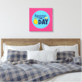 Funny Inspiration Squeeze The Day Lemon Art Leinwanddruck (Insitu (Schlafzimmer))
