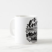 Funny Inspirational Calligraphy Classic Tasse (Vorderseite Links)