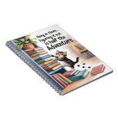 Funny Inspirational Cat Notizblock (Rechte Seite)