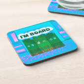 Funny Inspirational Graphic: Ich bin gelangweilt v Untersetzer (Linke Seite)