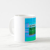 Funny Inspirational Graphic Ich langweile mich Tex Kaffeetasse (Vorderseite Links)