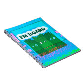 Funny Inspirational Graphic Ich langweile mich Tex Notizblock (Rechte Seite)