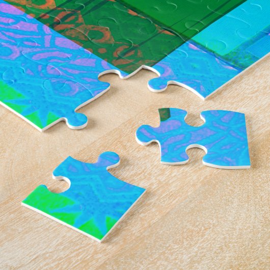 Funny Inspirational Graphic Ich langweile mich Tex Puzzle (Seite)