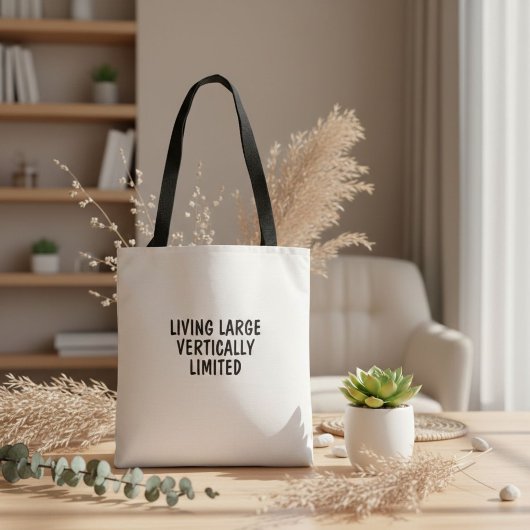 Funny Inspirational humor quote typography  Tasche