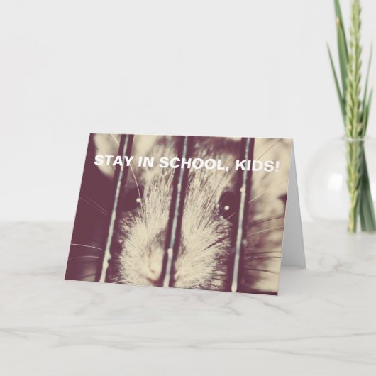 Funny Inspirational Rat Karte (Vorderseite)