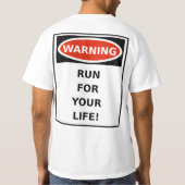 Funny inspirierend Lauf oder Rennen Shirt (Rückseite)