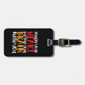 Funny inspirierendes Zitat folgen Sie Ihrem Herzen Gepäckanhänger (Vorderseite horizontal)