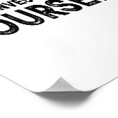 Funny Insrational And Motivational Gift Invest In  Poster (Ecke)