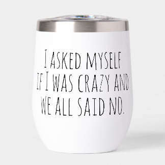 Funny Insuline Tumbler mit Lid