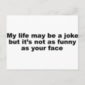 Funny Insult Slogan! Postkarte (Vorderseite)