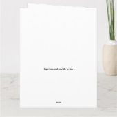 Funny Insulting Sarcastic Cat Geburtstagskarte Karte (Rückseite)