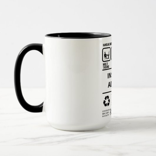 Funny Insurance Adjuster Handling Information Tasse (Links)