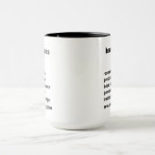 Funny Insurance Sales Agent Definition Geschenke Tasse (Zentrum)