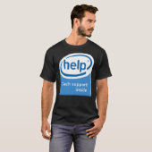 Funny Intel Parody Logo Computer Tech Support Esse T-Shirt (Vorne ganz)