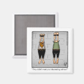 Funny Interior Designer Spaß Magnete Magnet (Vorderseite/Rückseite)