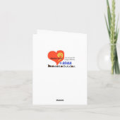 Funny International Beaver Day Card Karte (Rückseite)