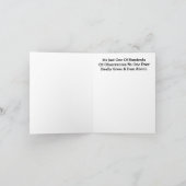 Funny International Beaver Day Card Karte (Innenseite)