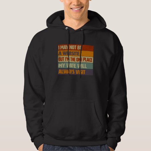 Funny Internet Husband, Humor Quote For Him Hoodie (Vorderseite)