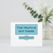 Funny Internet Zitat Postkarte (Stehend Vorderseite)