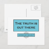 Funny Internet Zitat Postkarte (Vorne/Hinten)