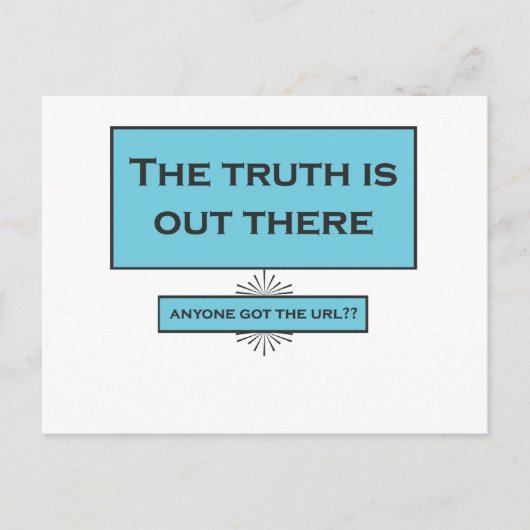 Funny Internet Zitat Postkarte (Vorderseite)