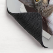 Funny Interrupting Cat Personalisiert Mousepad (Ecke)