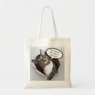Funny Interrupting Cat Personalisiert Tragetasche