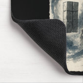 Funny Interstellar Cat Astronaut Kitten Space Sci- Mousepad (Ecke)