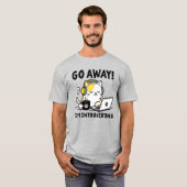 Funny Introvert Antisocial Cat T-Shirt (Vorne ganz)