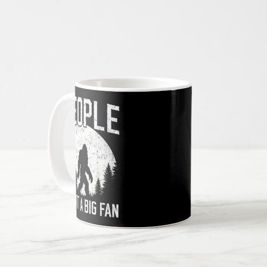 Funny Introvert Bigfoot People Not A Big Fan Dad J Kaffeetasse (Vorderseite Links)